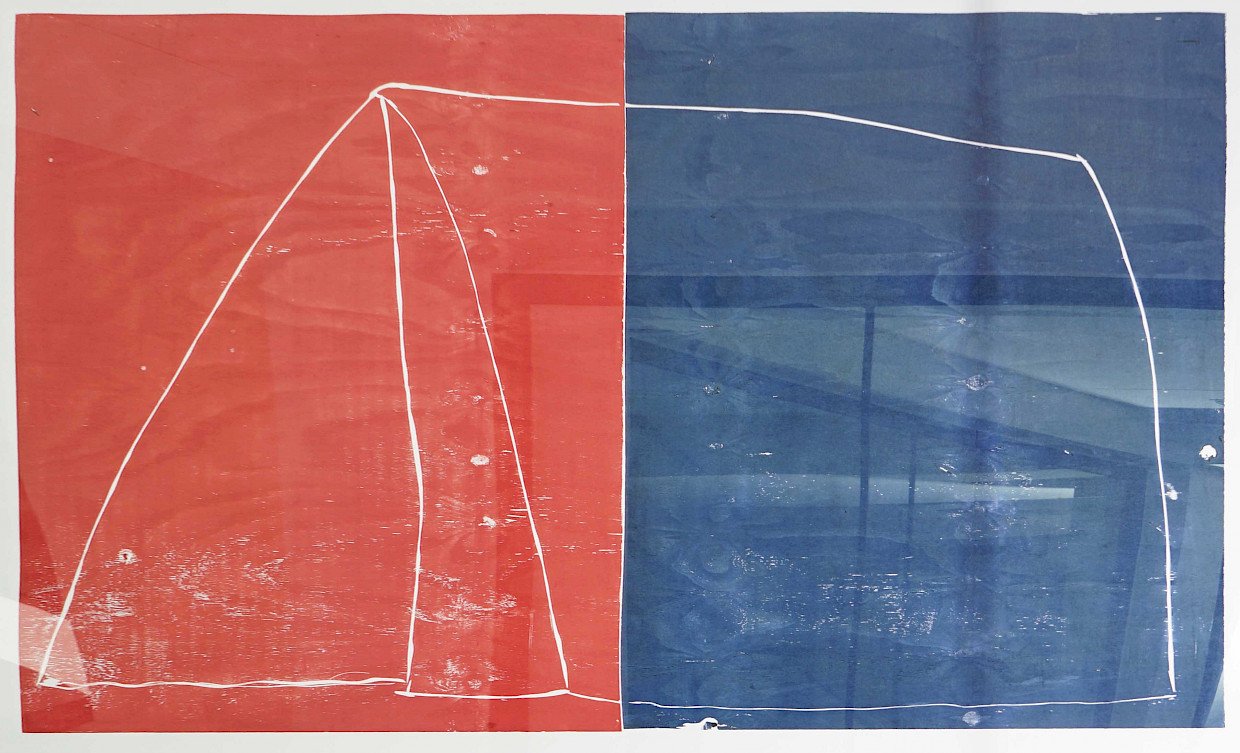 Image from Tent (Red/Blue) by Andrea Büttner