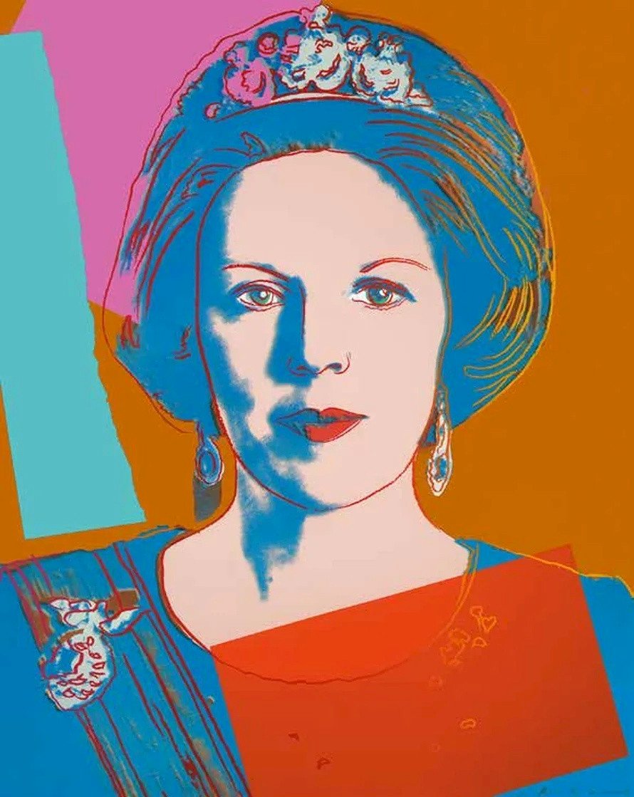 Image from Queen Beatrix of the Netherlands by Andy Warhol